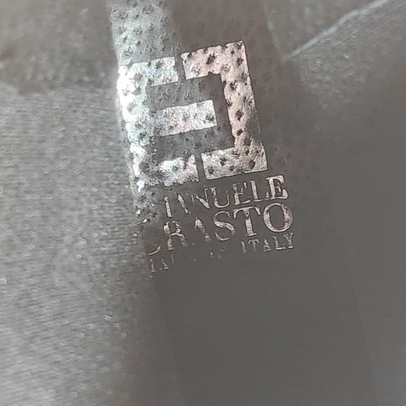 Emanuele Castro Women’s Made In Italy Suede Leather Chelsea Booties Black Size 9 - Picture 8 of 10